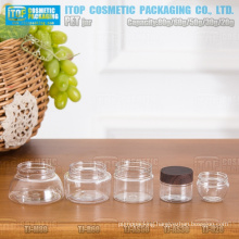 20g 30g 50g 60g and 80g delicate different shape good quality thickening wall small beautiful pet jar packaging